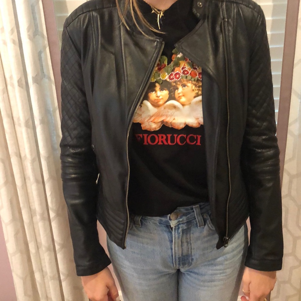 GREAT DEAL: Leather Biker Jacket